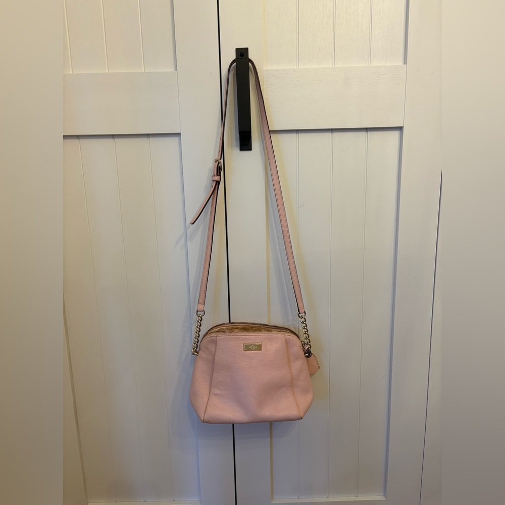 Kate Spade New York Pink Crossbody Bag Gold Hardware